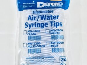 DEFEND Air Water Syringe Tips - Multicolor - 250/bag