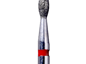 Defend 379-016F Fine grit, Egg/Football diamond burs, 10/Pk