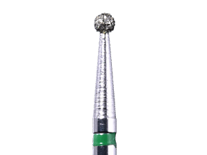 Defend 801-014C Coarse grit, Round diamond burs, 10/Pk