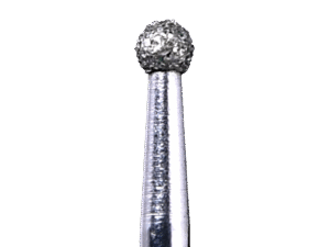 Defend 801-018C Coarse grit, Round diamond burs, 10/Pk