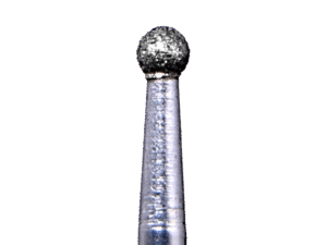 Defend 801-018F Fine grit, Round diamond burs, 10/Pk