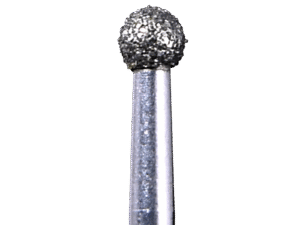 Defend 801-023C Coarse grit, Round diamond burs, 10/Pk