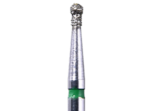 Defend 802-012C Coarse grit, Round with Neck diamond burs, 10/Pk