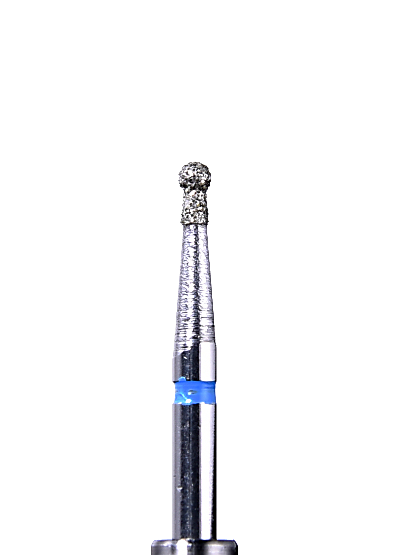 Defend 802-012M Medium grit, Round with Neck diamond burs, 10/Pk