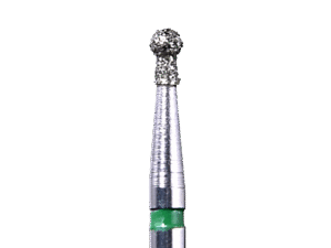 Defend 802-014C Coarse grit, Round with Neck diamond burs, 10/Pk