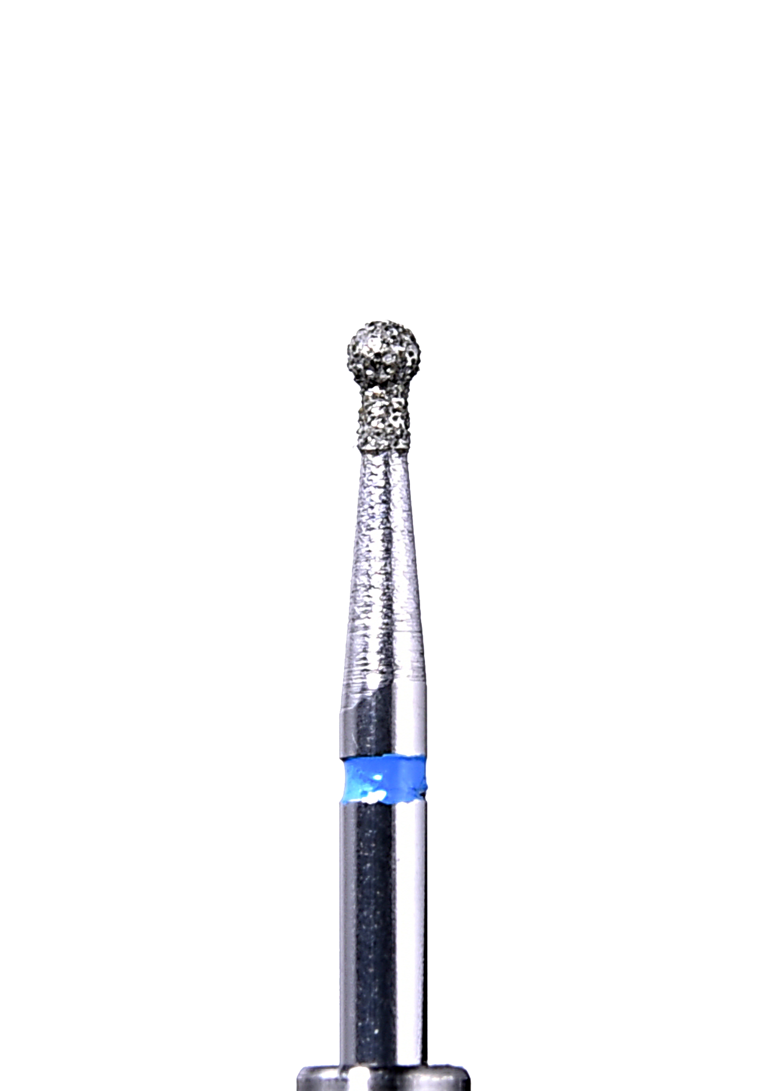 Defend 802-014M Medium grit, Round with Neck diamond burs, 10/Pk