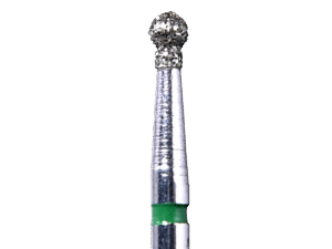 Defend 802-016C Coarse grit, Round with Neck diamond burs, 10/Pk