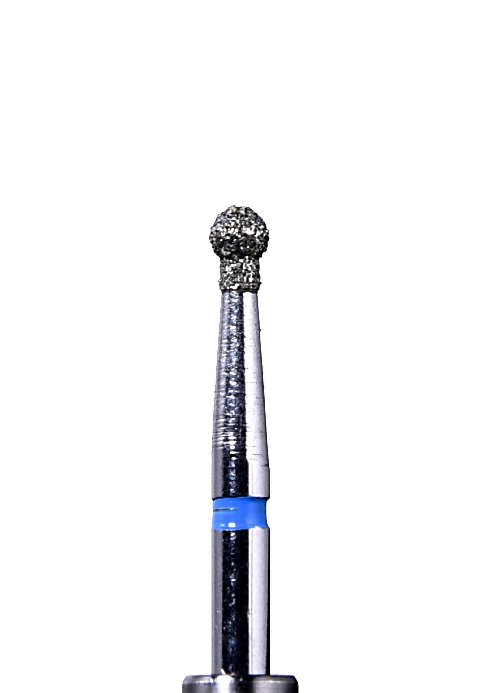 Defend 802-016M Medium grit, Round with Neck diamond burs, 10/Pk