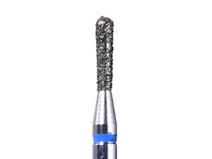 Defend 830L-012M Medium grit, Long Pear diamond burs, 10/Pk