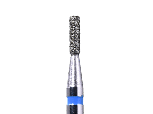 Defend 835-010M Medium grit, Flat end cylinder diamond burs, 10/Pk