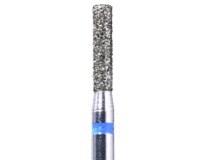 Defend 836-014M Medium grit, Flat end cylinder diamond burs, 10/Pk