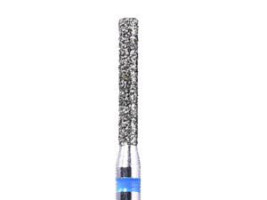 Defend 837-012M Medium grit, Flat end cylinder diamond burs, 10/Pk