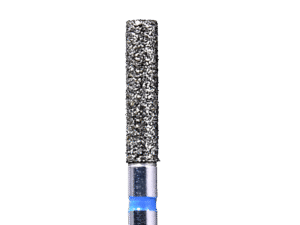 Defend 837-018M Medium grit, Flat end cylinder diamond burs, 10/Pk