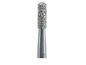 Defend 838-009M Medium grit, Round end cylinder diamond burs, 10/Pk