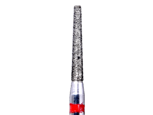 DEFEND DIAMOND FLAT END TAPER BURS #847-014F FINE GREEN 10pc/1Pk