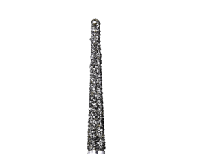Defend 850-014M Medium grit, Round end taper diamond burs, 10/Pk