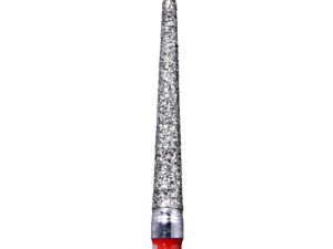 Defend 850-016F Fine grit, Round end taper diamond burs, 10/Pk