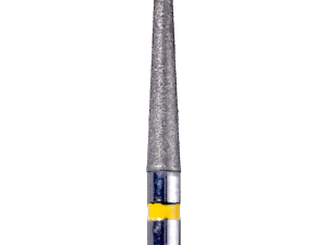 Defend 850-018SF Super Fine grit, Round end taper diamond burs, 10/Pk