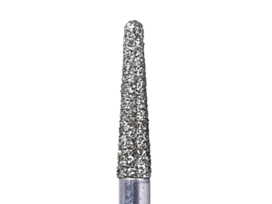 Defend Diamond Burs Round end Taper 856-018M Medium,  10 Burs / pack