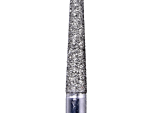 Defend 856L-018F Fine grit, Round end taper diamond burs, 10/Pk
