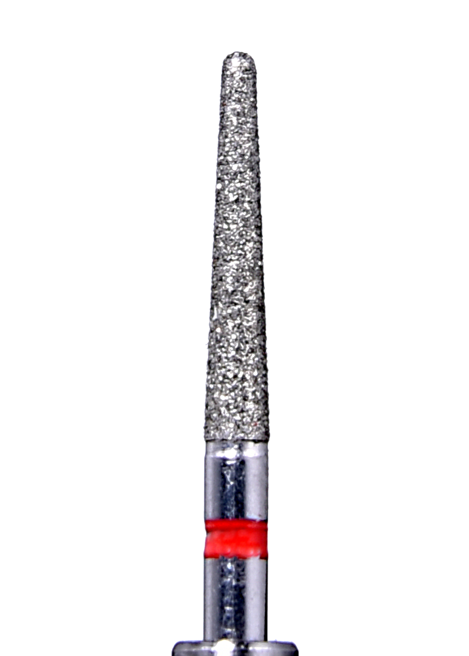 Defend 856L-018F Fine grit, Round end taper diamond burs, 10/Pk