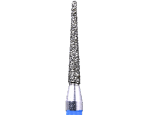 Defend 858-012M Medium grit, Needle diamond burs, 10/Pk