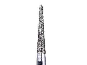 Defend 858-014M Medium grit, Needle diamond burs, 10/Pk
