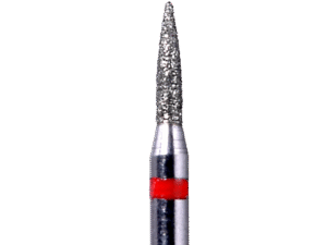 Defend 860-012F Fine grit, Flame diamond burs, 10/Pk