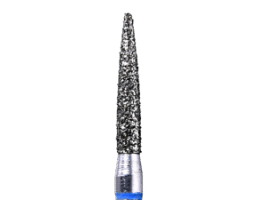 Defend 862-014M Medium grit, Flame diamond burs, 10/Pk