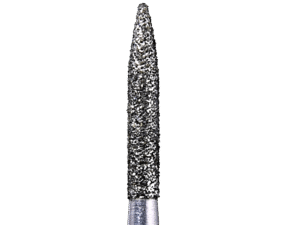 Defend 863-016M Medium grit, Flame diamond burs, 10/Pk