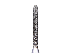 Defend 885-010C Coarse grit, Beveled Cylinder diamond burs, 10/Pk