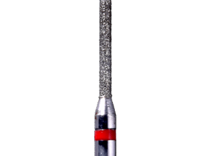 Defend 885-010F Fine grit, Beveled Cylinder diamond burs, 10/Pk