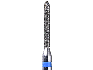 Defend 885-010M Medium grit, Beveled Cylinder diamond burs, 10/Pk