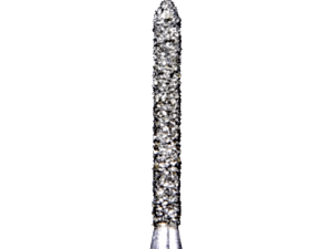 Defend 886-012C Coarse grit, Beveled Cylinder diamond burs, 10/Pk