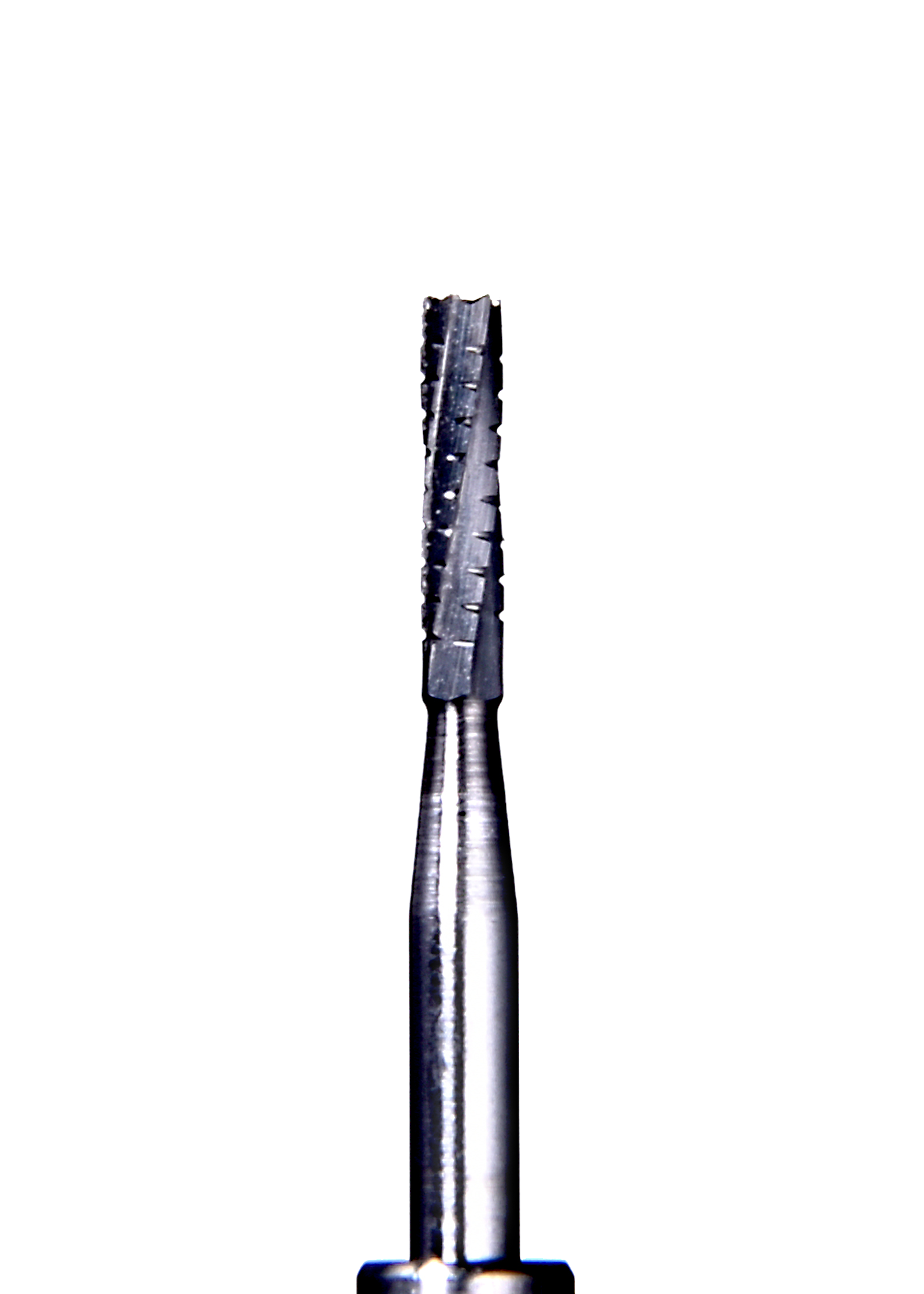 Defend FG-558L flat fissure cross cut carbide bur, pack of 10