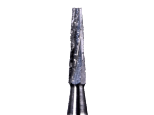 Defend FG-701 taper fissure crosscut carbide bur, pack of 10 burs