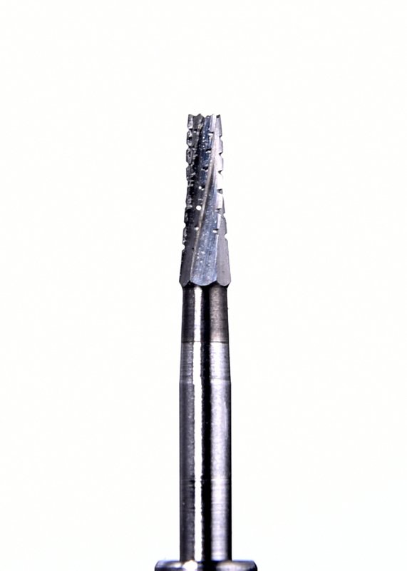 Defend crown cutting burs Taper / Flat End Cross Cut FG - 702 Surgical Lenght, 10 burs / pack