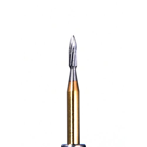 Defend FG-7902 12 blade needle shaped trimming and finishing bur, pack of 10