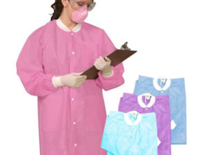 DEFEND+PLUS FULL LENGTH Jackets & Lab Coats ( PURPLE, SMALL), 10/bag