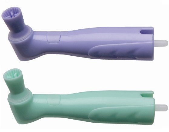 DEFEND+PLUS Disposable Prophy Angles - Firm Cup (Purple), Latex Free