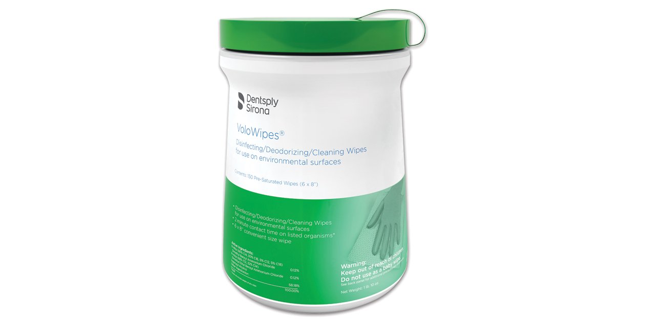 VoloWipes™ Dentsply Sirona 1 Canister