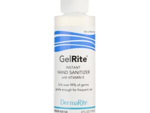 Hand Sanitizer GelRite 4 oz. Ethyl Alcohol Gel Bottle