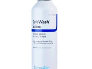 DermaRite, SafeWash Saline, Sterile Saline Wound Wash, Sterile 0.9% Sodium Chloride Solution