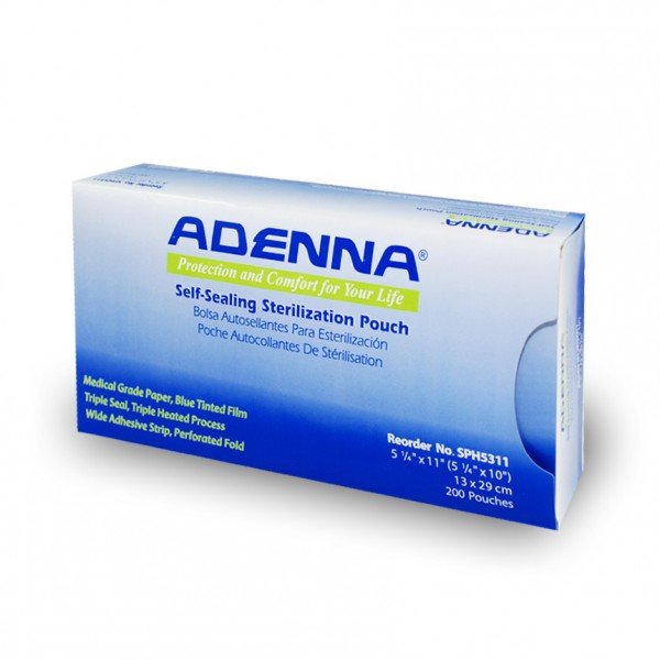 Adenna Sterilization Pouches - 5 1/4"x11" (5 1/4"x11")