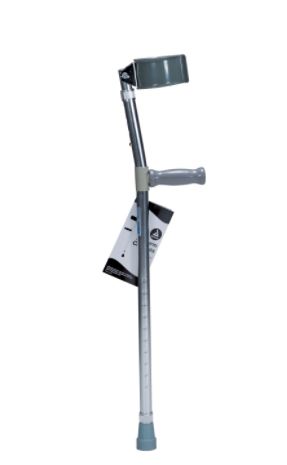 Dynarex Forearm Crutches - Youth, (4'2” - 5'2"), 1pair/bag