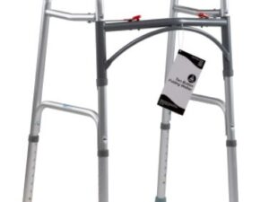 Dynarex Adult Two Button Folding Walker, (32”-39”), 1pc/bag