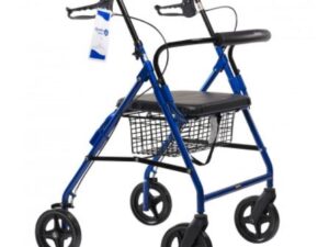 Dynarex DynaGo HD - Bariatric Rollator, Blue, 1pc/cs