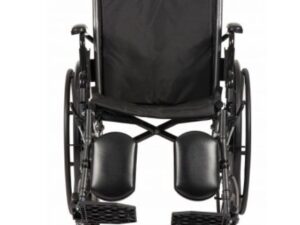 Dynarex DynaRide S3 Lite Wheelchair 18x16inch - 18 Flip Desk Arm ELR , Silver Vein , 1pc/cs