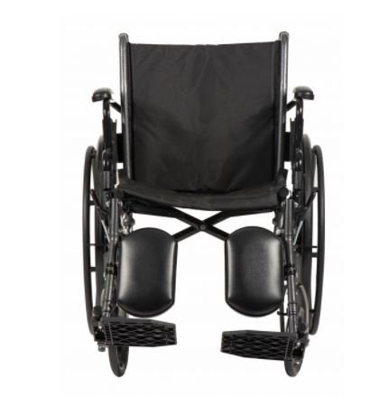 Dynarex DynaRide S3 Lite Wheelchair 18x16inch - 18 Flip Desk Arm ELR , Silver Vein , 1pc/cs