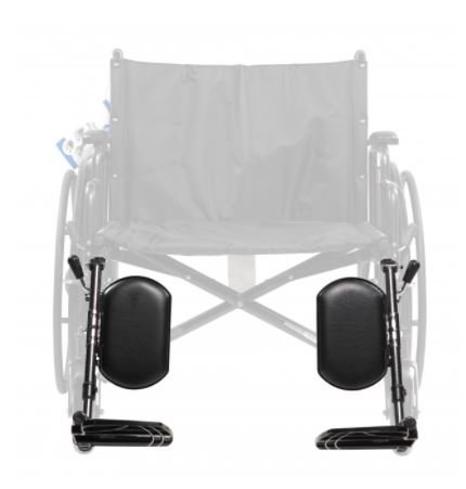 Dynarex Heavy Duty Plus Elevating Leg Rest , (for 26-28-30in WC) , 1/box